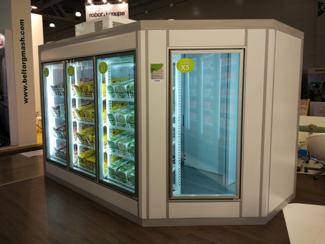 Холодильные камеры со стеклянным фронтом